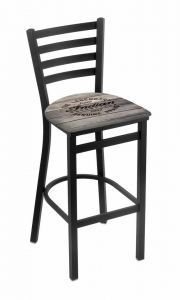 Indian Motorcycle Wood Engraved L004 Stationary Bar Stool