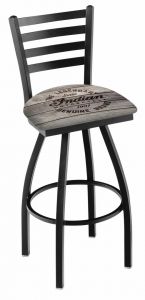 Indian Motorcycle L014 Bar Stool with Engraved Wood