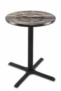 Indian Motorcycle L211 Pub Table with Engraved Wood