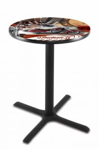 Indian Motorcycle Red Collage L211 Pub Table
