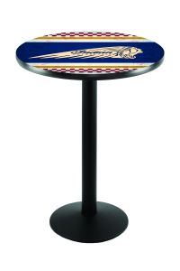 Indian Motorcycle Black Wrinkle L214 Pub Table with Cafe Racer 3