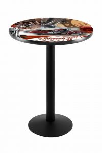 Indian Motorcycle Red Collage L214 Pub Table