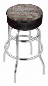 Indian Motorcycle Holland Bar Stool L7C1 with American Flag