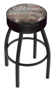 Indian Motorcycle Holland Bar Stool L8B1 with American Flag