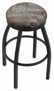 Indian Motorcycle Holland Bar Stool L8B2B with American Flag