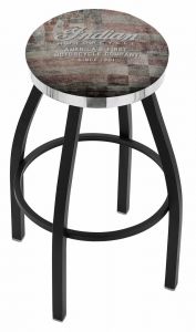 Indian Motorcycle Holland Bar Stool L8B2C with American Flag