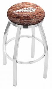 Indian Motorcycle L8C2C Bar Stool with Brick Wall