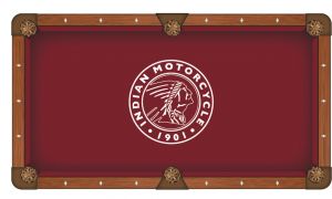 Indian Motorcycle (Outline) Pool Table Cloth